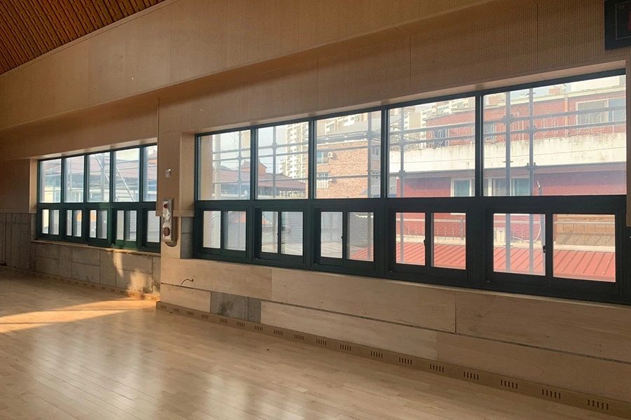 정읍 초등학교 자외선차단필름 시공 후